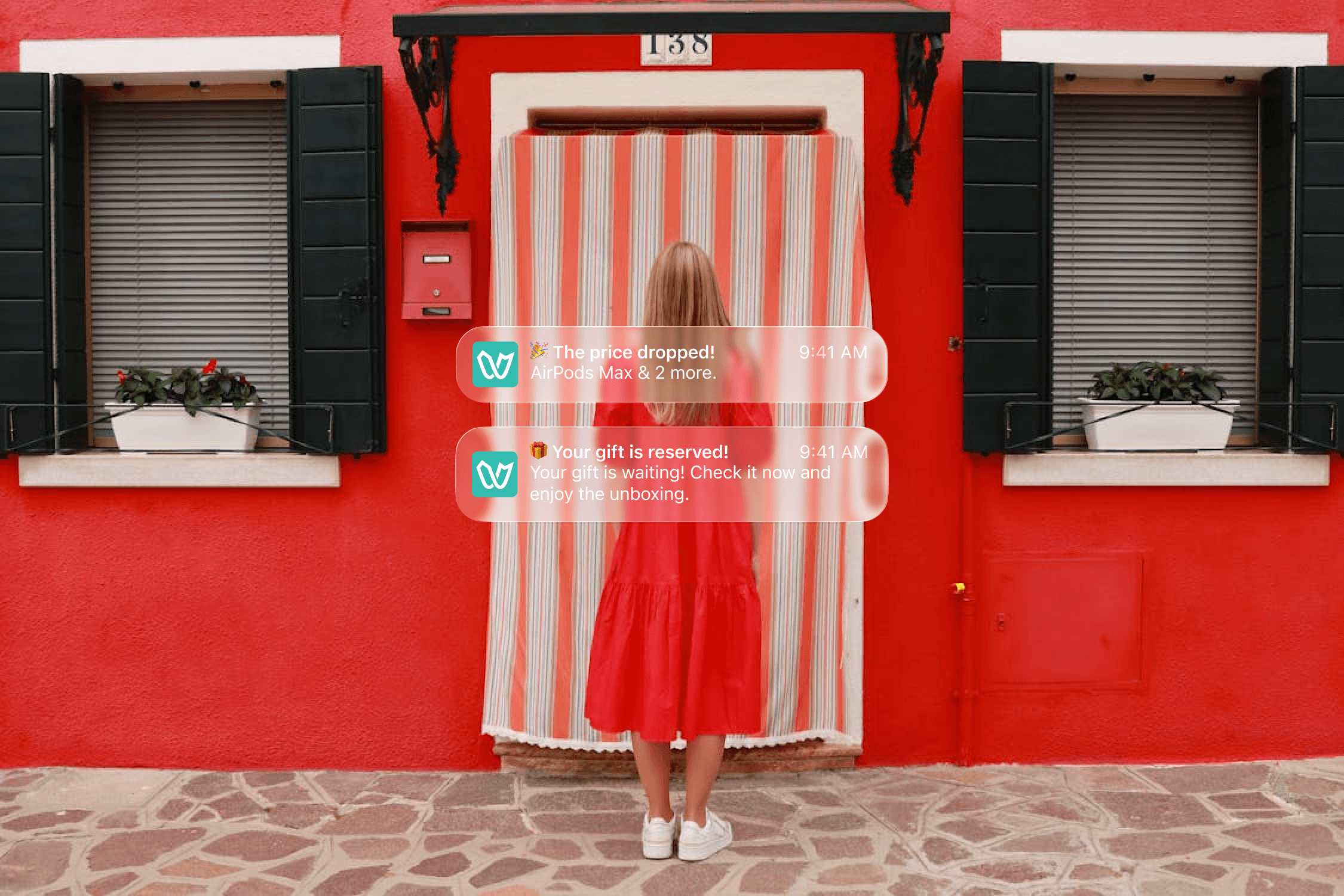 Wishlist with price drop alerts for saved products